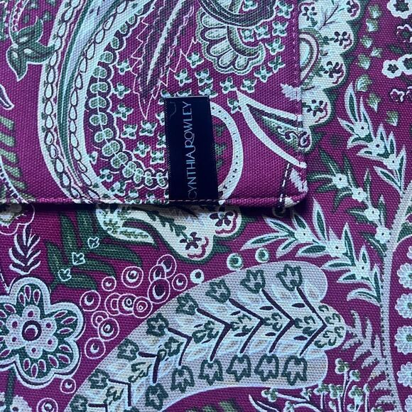 CYNTHIA ROWLEY PLACEMATS CHARGERS SET OF 7 - Picture 11 of 12